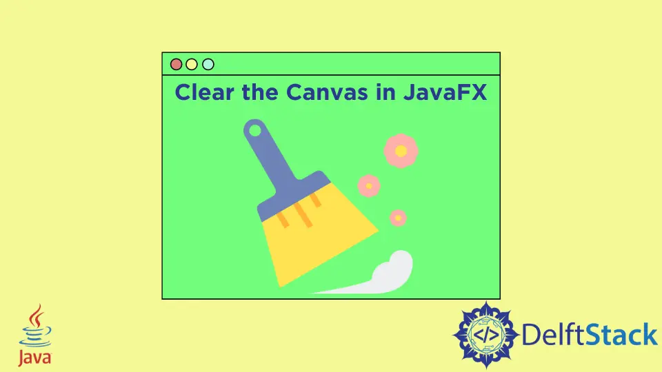 JavaFX에서 캔버스 지우기