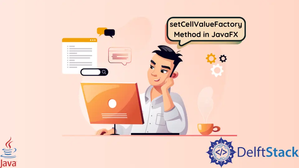 JavaFX의 setCellValueFactory 메소드