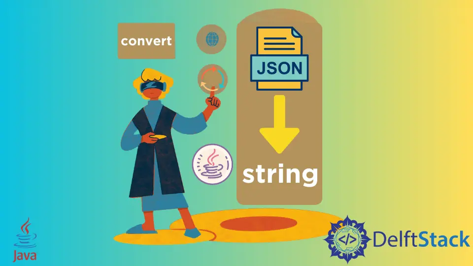 Java で JSON データを文字列に変換する