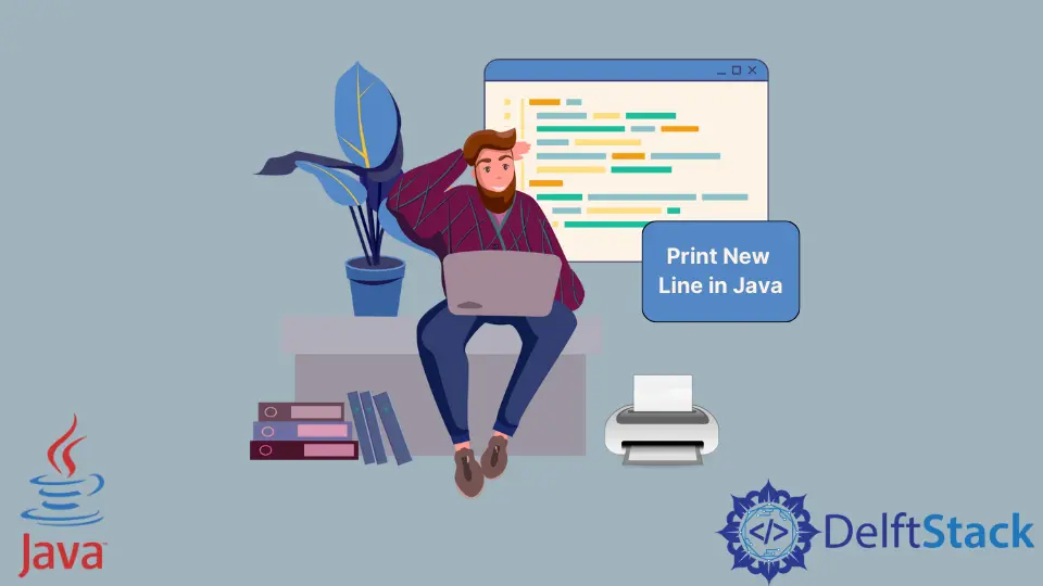 Imprimir nueva línea en Java