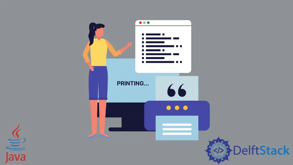 How to Print Quotation Marks in Java