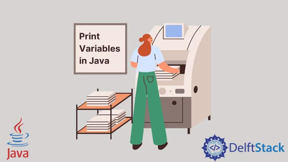 在 Java 中打印变量