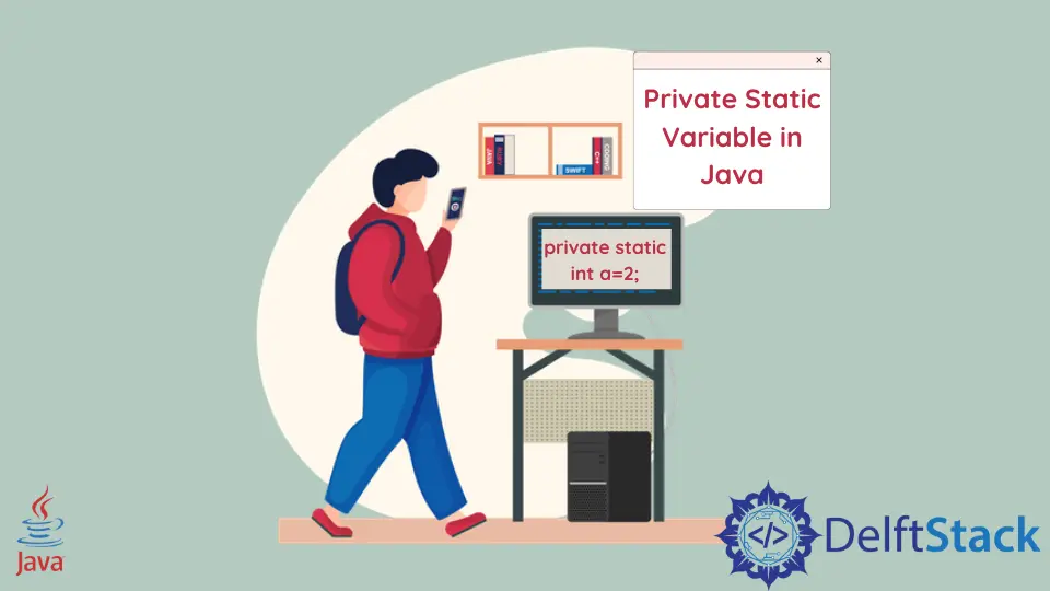 Variable estática privada en Java