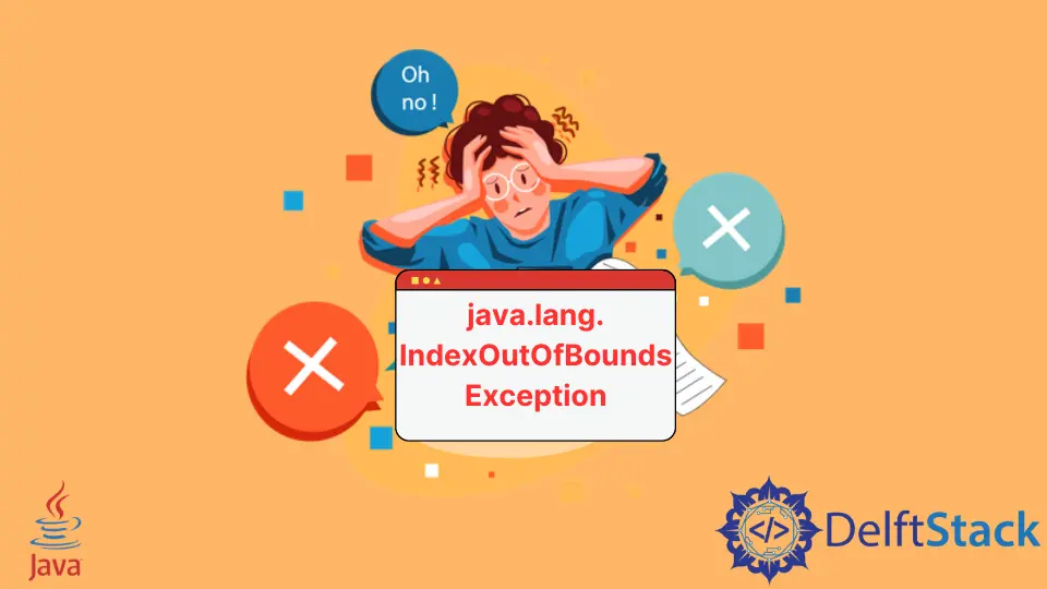 Lösung für Java Lang Index Out-of-Bounds-Ausnahme