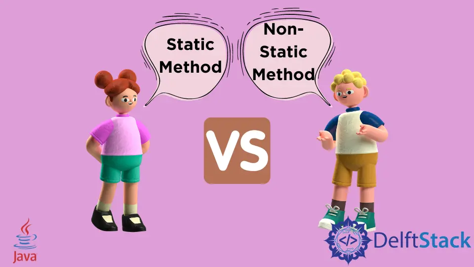 Difference Between Static and Non-Static Methods in Java