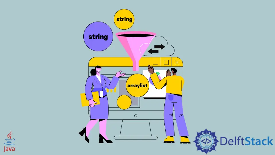 Convertir String en ArrayList en Java