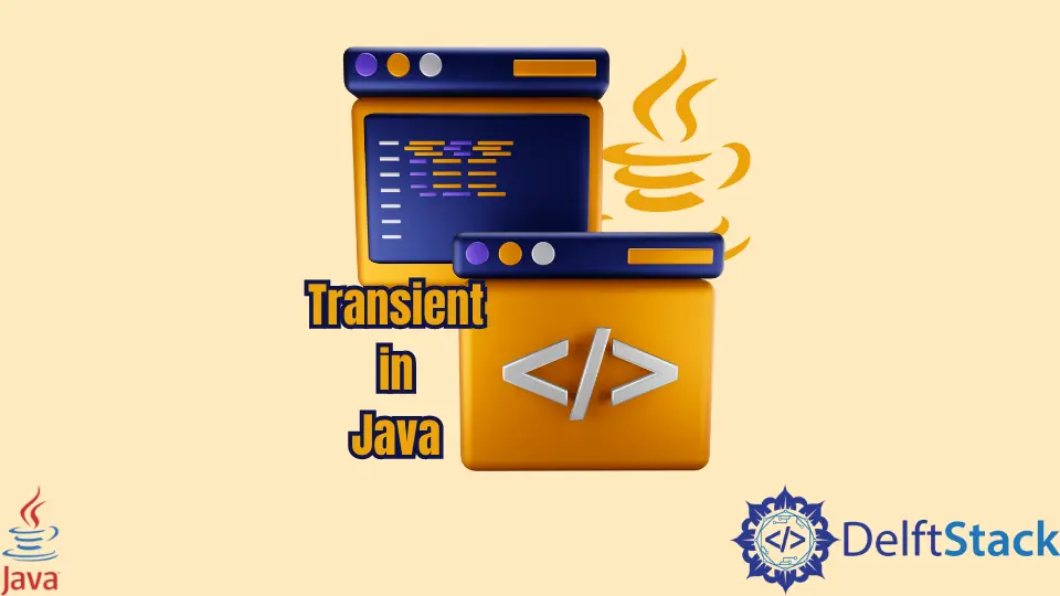 Transient in Java