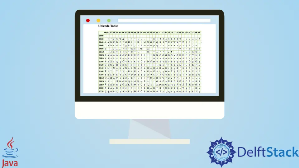 Obtenir des caractères Unicode à partir de son numéro en Java