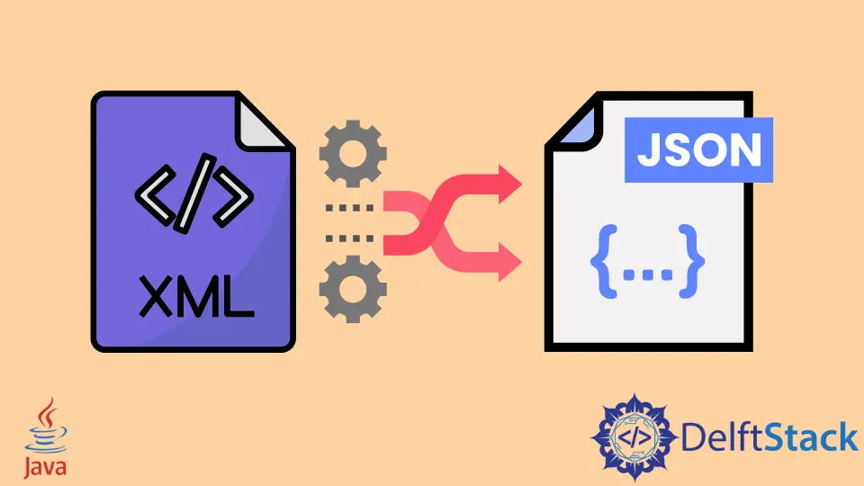 Java で XML を JSON に変換する