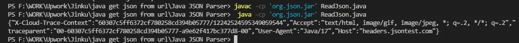 java 从 url 获取 json - 1