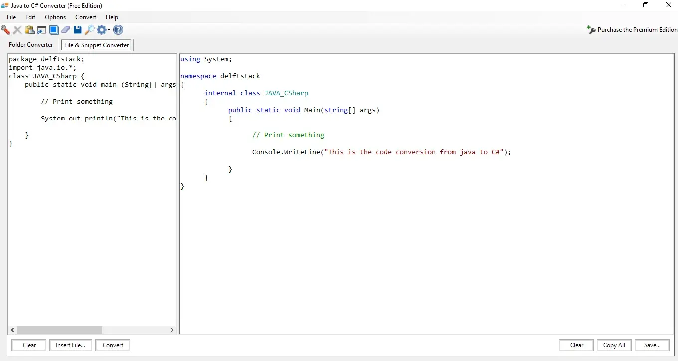 Java to C# Conversion