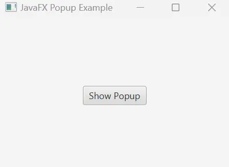javafx popup - pop class hide
