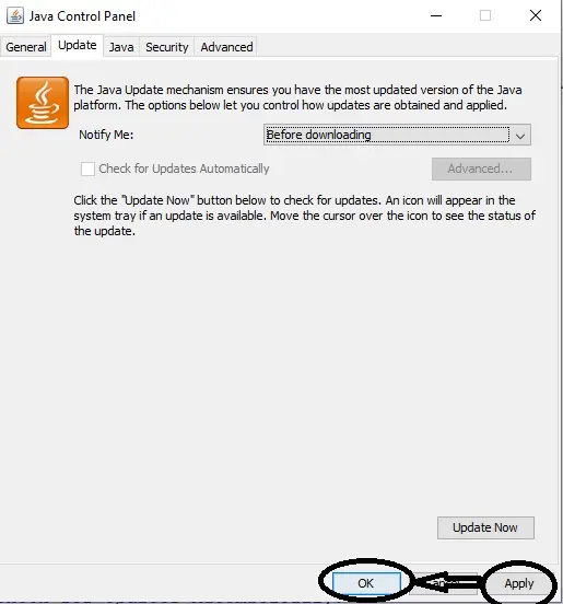 How to Turn Off Automatic Updates in Java | Delft Stack