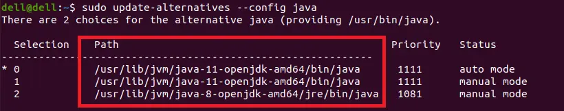 use openjdk to install java in ubuntu - installation path