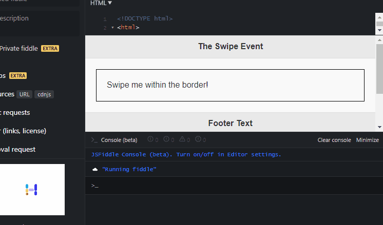 Detecting a Finger Swipe Events in JavaScript | Delft Stack