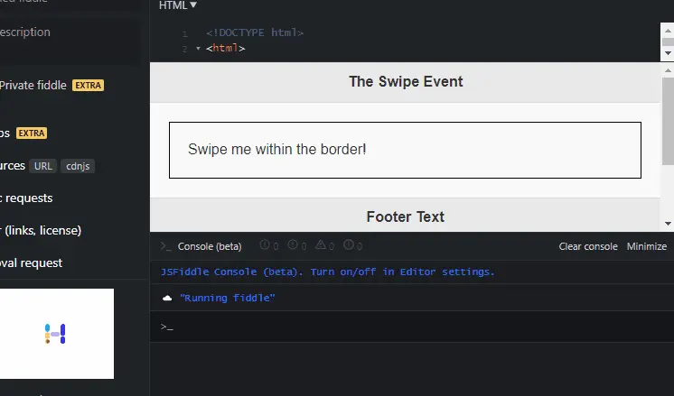 Detect Swipe Events in JavaScript Using swipe-listener
