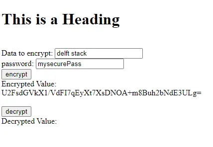 AES Input Data to Encrypt