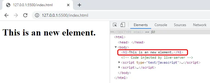 在 JavaScript 中使用 outerHTML 設定元素的 HTML