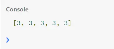 Use Array.from() Method to Fill an Array