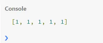 Use Array.prototype.fill() para llenar un array