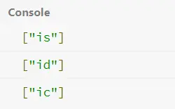 Use matchAll() Method for String Match with Regex