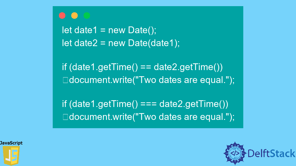 JavaScript에서 두 날짜를 비교하는 방법