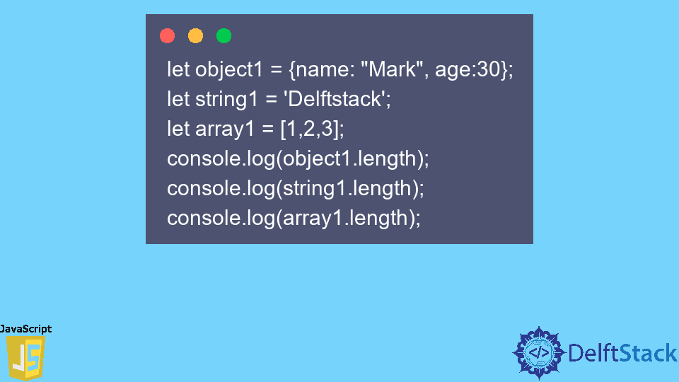 Get The Length Of Object In Javascript | Delft Stack