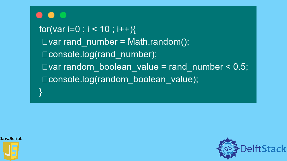 Generate Random Boolean in JavaScript