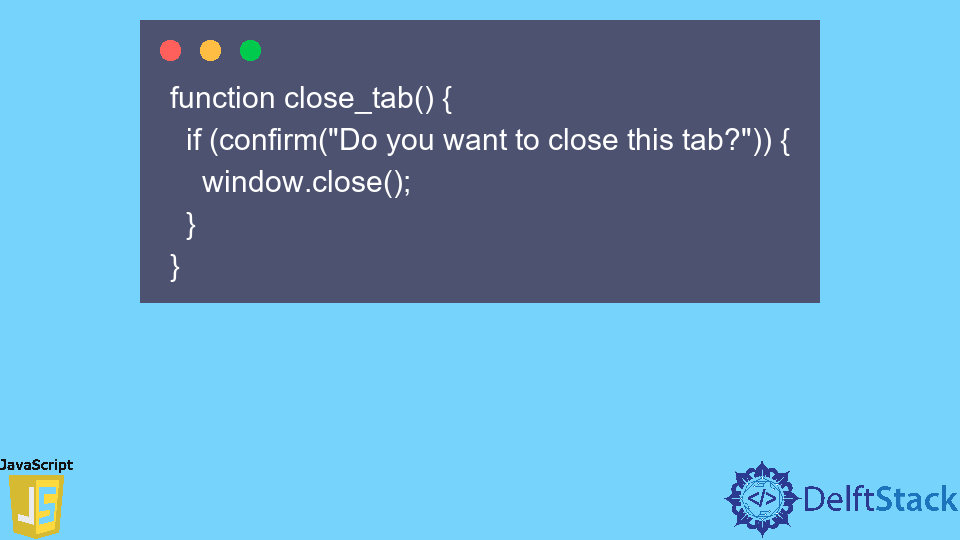 Cerrar la pestaña del navegador en una ventana del navegador