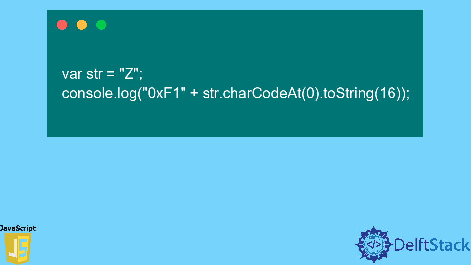 JavaScript convertit le code ASCII en code hexadécimal