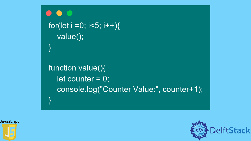 Counters in JavaScript