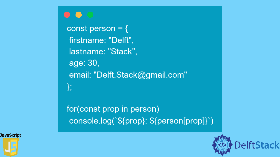 JavaScript for...in VS for...of Loop