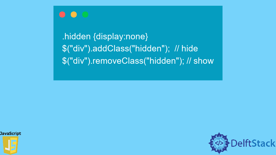 Ocultar / mostrar elementos de JavaScript