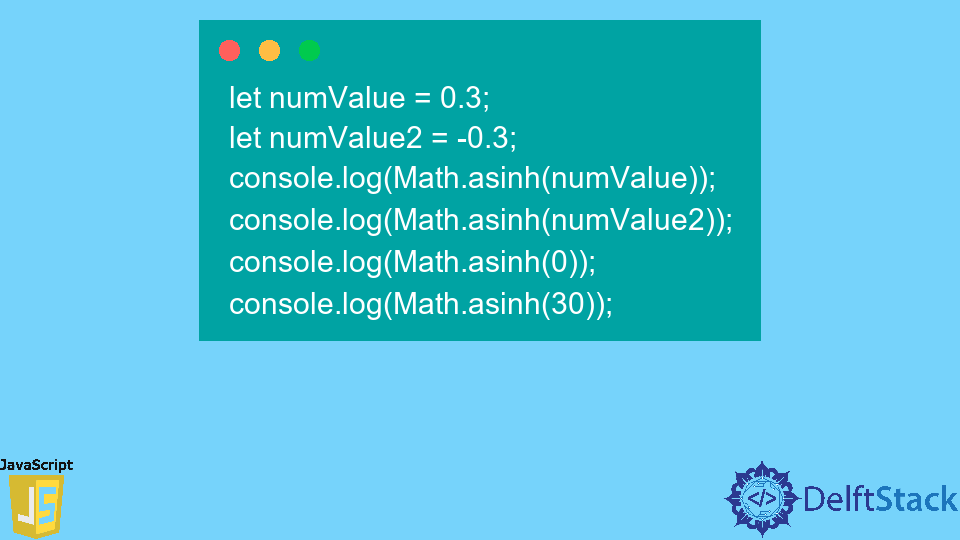 JavaScript Math.asinh() Method