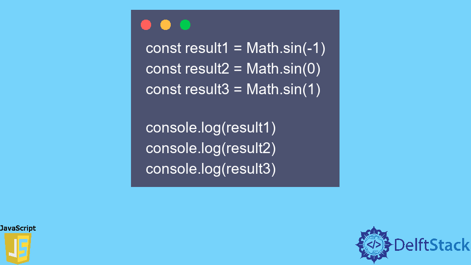 JavaScript Math.sin() Method
