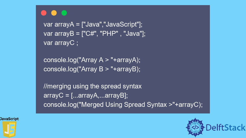 Wie man zwei Arrays ohne Duplikate in JavaScript zusammenführt