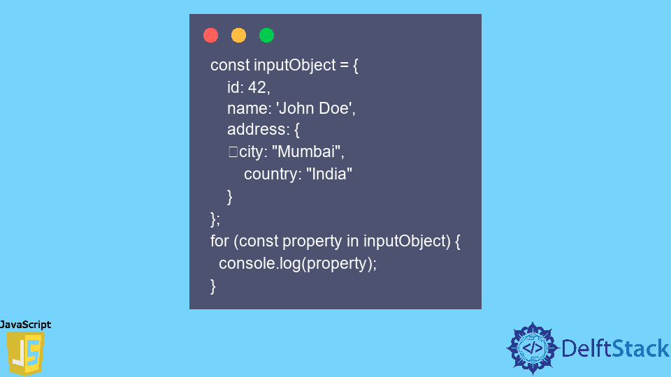 List Object Properties in JavaScript