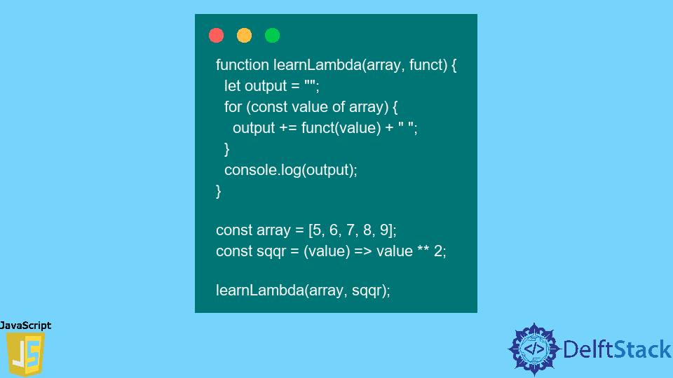 Fonction Lambda en JavaScript