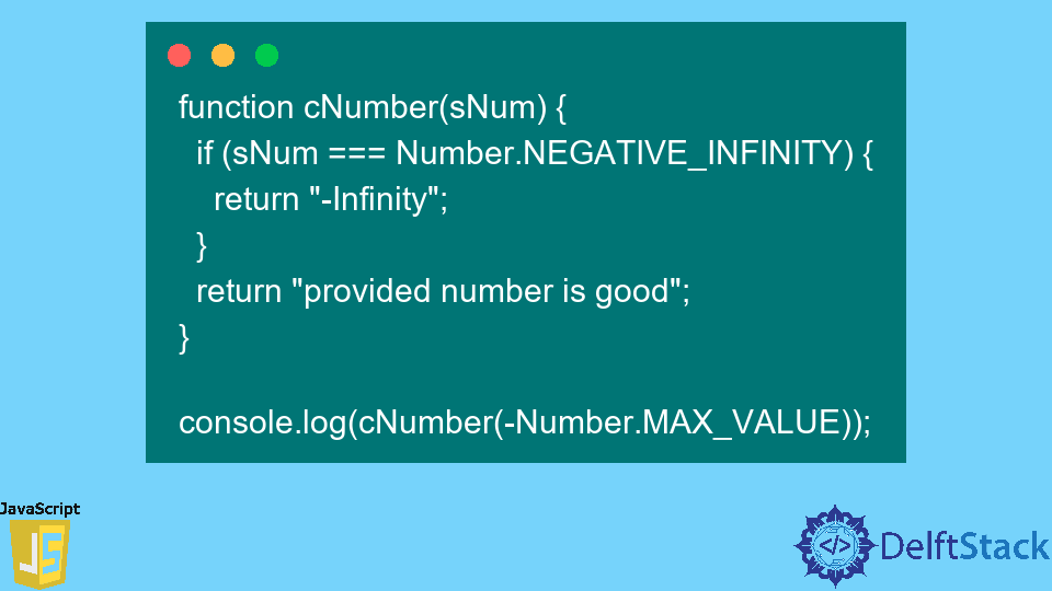 NEGATIVE_INFINITY in JavaScript