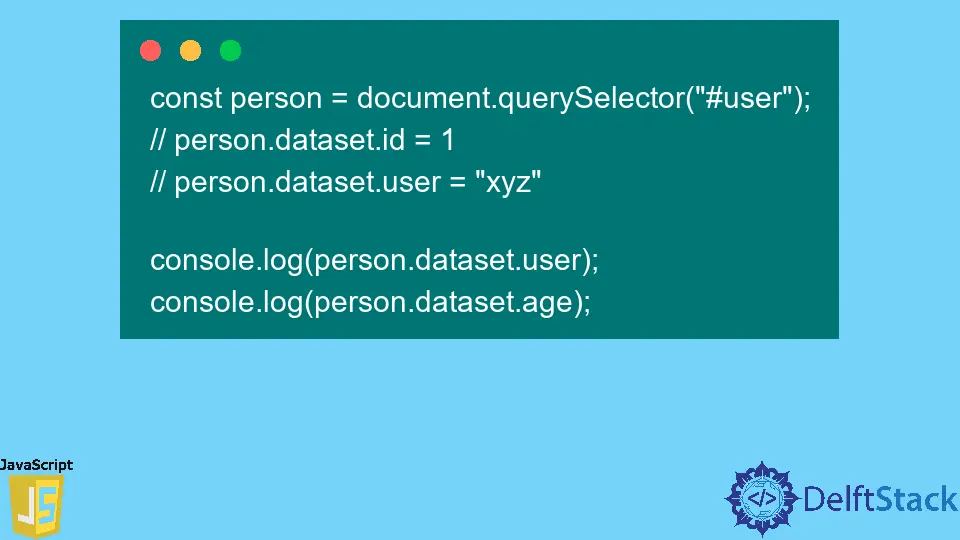 Obtener valores de atributos de datos en JavaScript