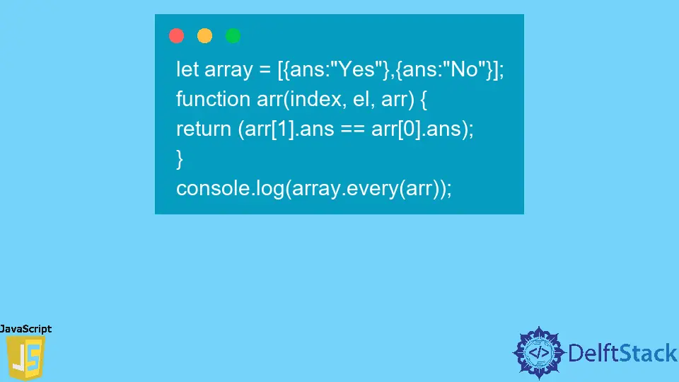 JavaScript Array Every() Method