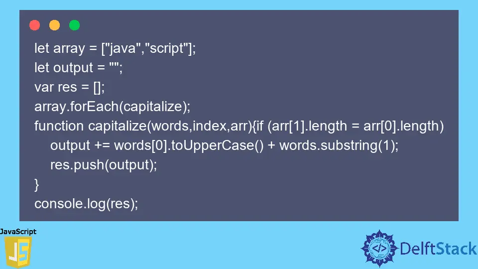 JavaScript Array.forEach() Method