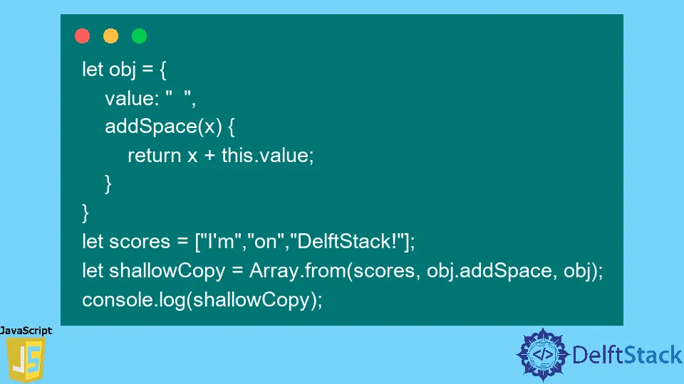 JavaScript Array.from() Method