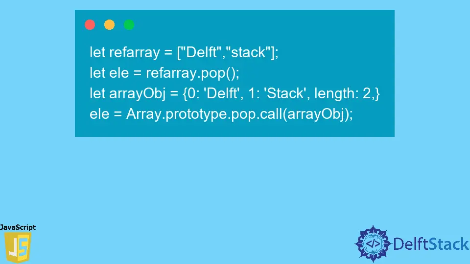 JavaScript array.pop() Method