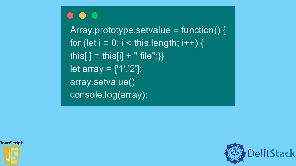 JavaScript array.prototype Property