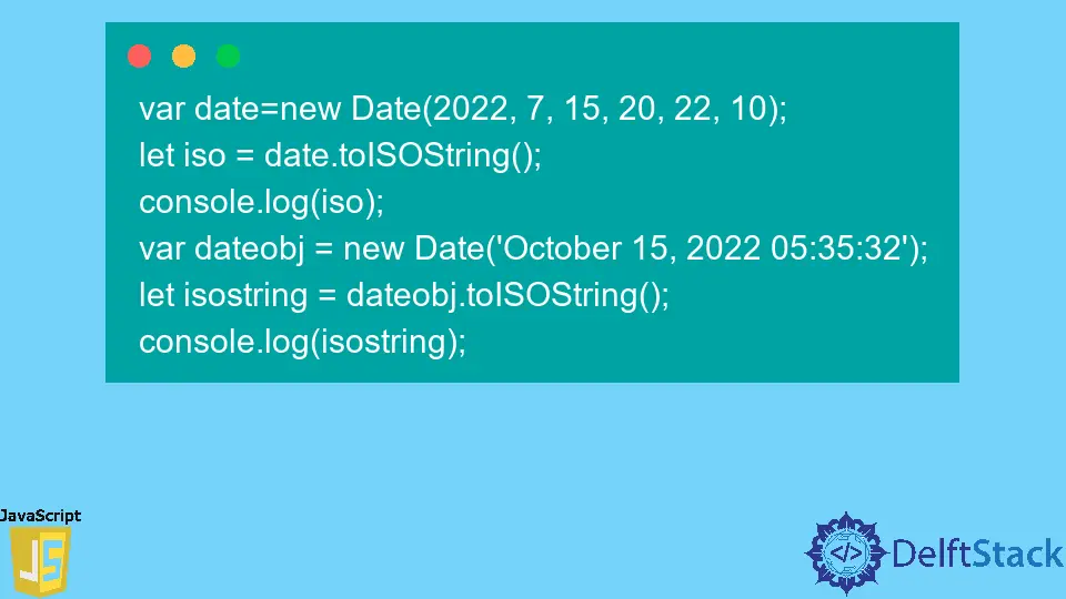 JavaScript Date.toISOString() Method