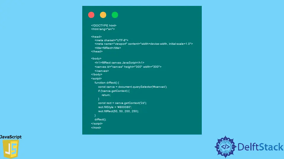 fillRect() Function in JavaScript