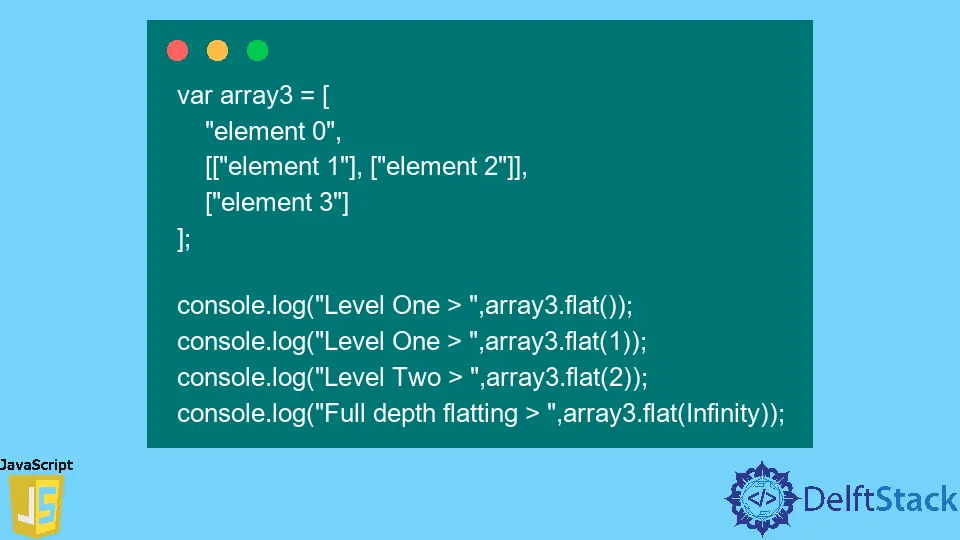 JavaScript で配列を平坦化する