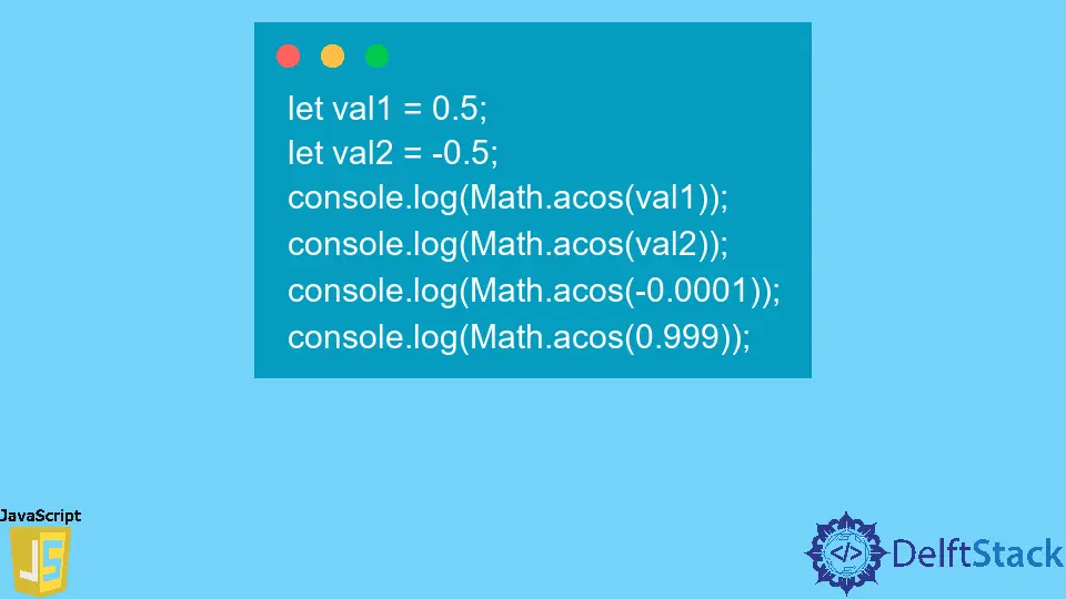JavaScript Math.acos() Method