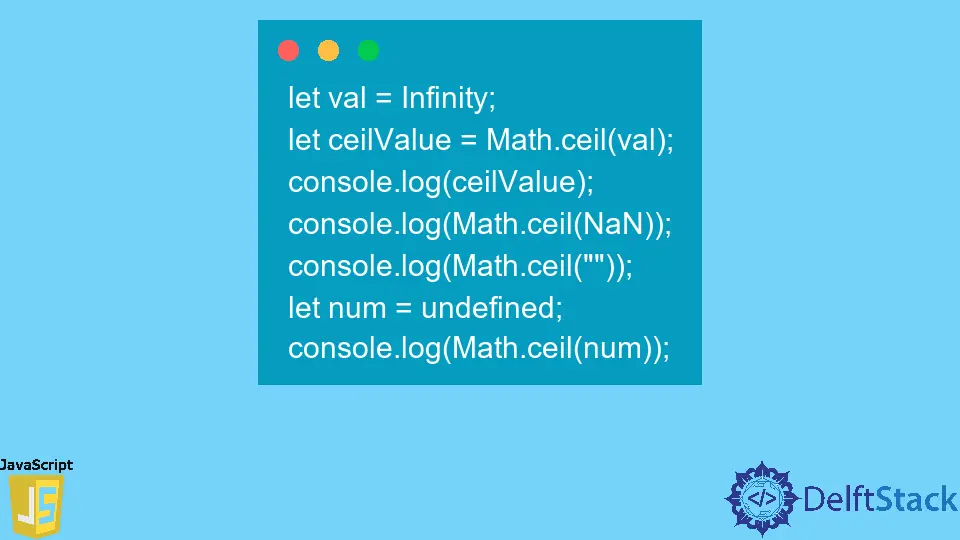 JavaScript Math.ceil() Method